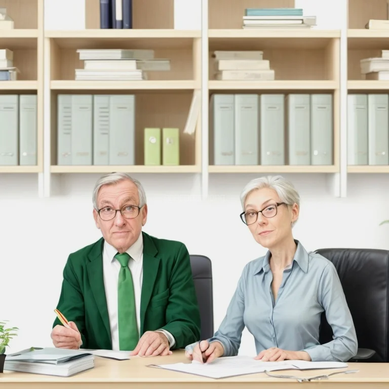 Seniorin erhält rechtliche Beratung